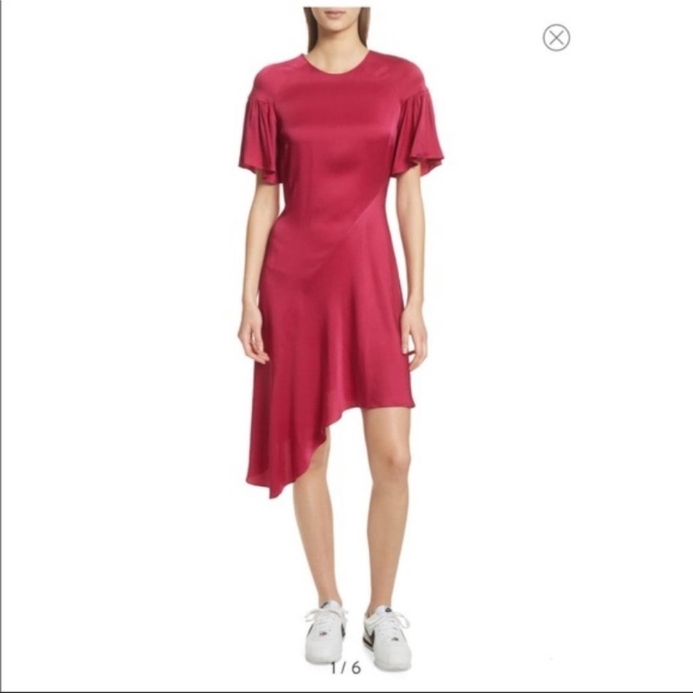 ALC TILLY ASYMMETRICAL DRESS